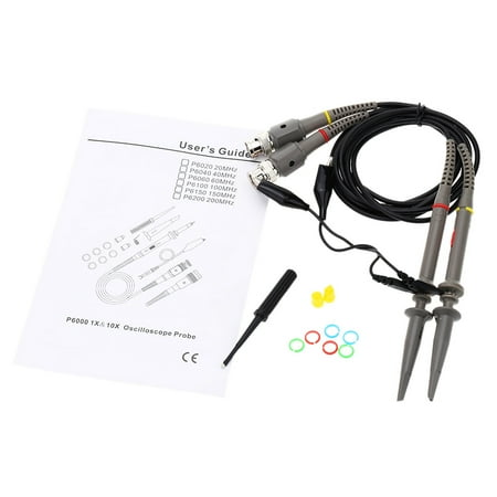 - P6060 60MHZ X10 X1 Probe Oscilloscope Probe Kit Oscilloprobe Oscilloscope Sonde