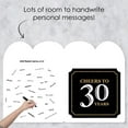 thumbnail image 3 of Big Dot of Happiness Adult 30th Birthday - Gold - Happy Birthday Giant Greeting Card - Big Shaped Jumborific Card, 3 of 7