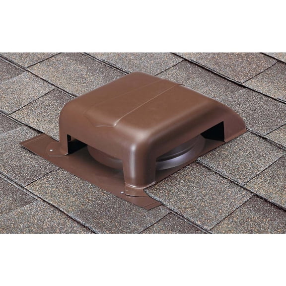 Airhawk 40 In. Brown Galvanized Steel Slant Back Roof Vent RVG40080 Pack of 9