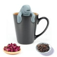 thumbnail image 4 of Reusable Silicone Tea Infuser Strainer Set for Loose Leaf Flower Brewing Enthusiasts 2PCS, 4 of 4