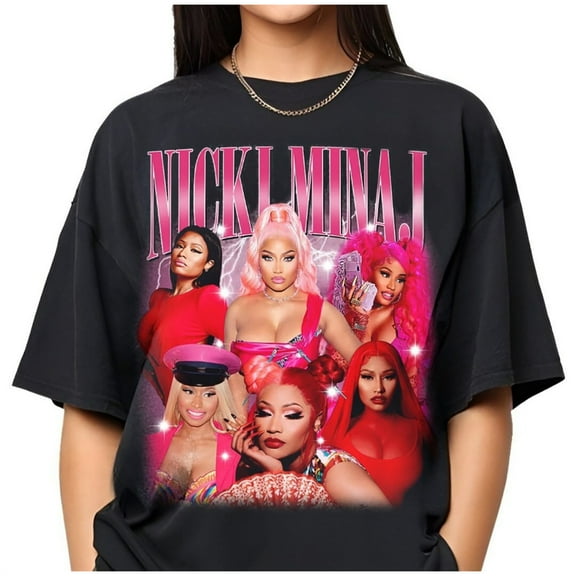 Nicki Minaj, Nicki Minaj T-shirt, Nicki Minaj Fan, Nicki Minaj Gift, Rapper Homage Graphic Shirt, Unisex T-shirt, Crew Shirt, Gift for Fan