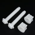 thumbnail image 7 of Jangslng 4Pcs Toilet Seat Bolt Screw Set White Plastic Nut 28MM Washer Heavy Duty Universal Toilet Seat Lid Hinge Bolts Replacement Parts Bathroom Supplies, 7 of 7