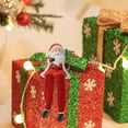 thumbnail image 6 of FVDPWYE Resin Sitting Santa Claus Figurine, Cute and Decorative Christmas Decoration for right holding tree, 6 of 9