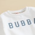 thumbnail image 4 of Baby Boys Pants Set  Long Sleeve Crew Neck Letters Print Sweatshirt with Elastic Waist Sweatpants Infant Clothes, 4 of 8