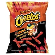 Cheetos Cheese Flavored Snacks XXtra Flamin' Hot Crunchy 8.5oz Pack of 2