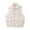 White, variant on QUYUON Baby Winter Coat Winter Sleeveless Fleece Jacket Toddler Kids Baby Boys Girls Cute Solid Color Windproof Pocket Zipper Keep Warm Vest Coat Navy 2T-3T