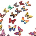 thumbnail image 5 of 100 Pieces DIY Mix Color Painted Retro Butterfly Button For Coat Pants Cap Decoration, 5 of 6