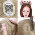 thumbnail image 3 of SEGO Hair Toppers for Women Real as Human Hair Toppers with Natural Bangs Synthetic Hair Extensions Hair Pieces for Thinning Hair, 3 of 7