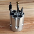 thumbnail image 4 of Portalápices giratorio, portalápices con cilindro de pistola, portalápices favorito y suministros de papelería perfectos (plateado) Sincero Electrónica, 4 of 5