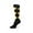 MA016-Yellow Argyles on Black, variant on shades of YELLOW Men's Groomsmen's Dress Socks (Gold, Light Yellow, Bright Yellow)
