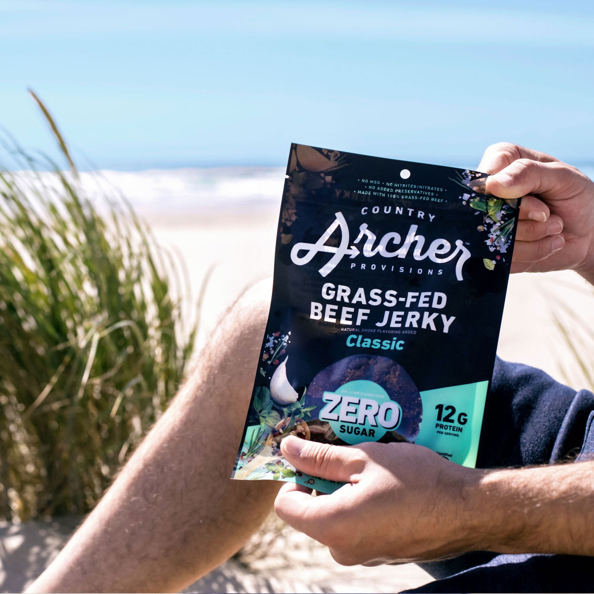 Country Archer 2oz Zero Sugar Classic Beef Jerky