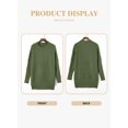 thumbnail image 4 of Jersey Eytino para mujer, talla grande, cuello redondo, color verde, 2 unidades, 4 of 6