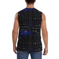 thumbnail image 4 of Fotbe Mathematica Science Men's Camiseta sin Mangas Estampada para Hombres, Playera Casual para Gimnasio, Entrenamiento, Playa-3X-Large, 4 of 7