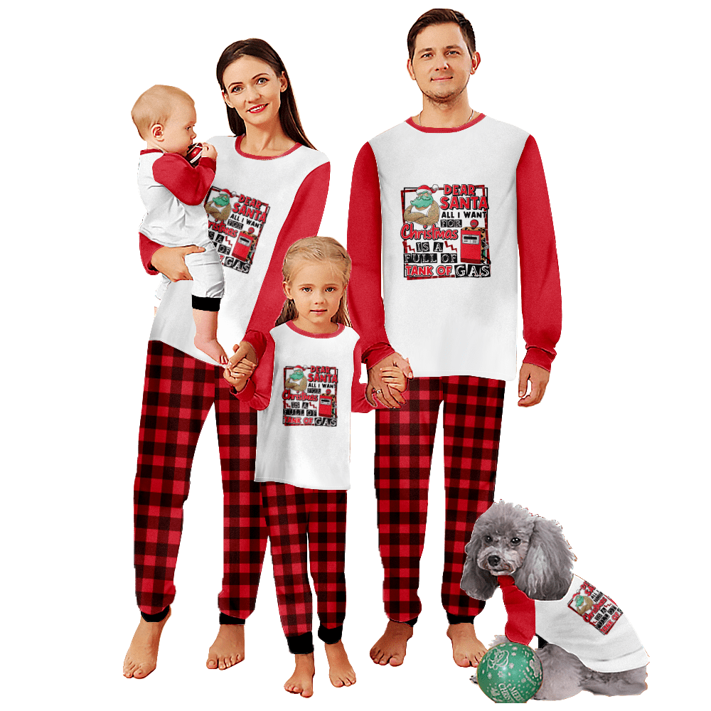 MLFU Plus Size Family Christmas Pajamas Classic Pjs Xmas Pajamas Set 2 ...