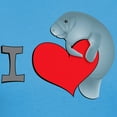 thumbnail image 3 of CafePress - I Heart Manatees Women's Dark T Shirt - Women's Traditional Fit Dark T-Shirt, 3 of 4