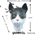 thumbnail image 4 of MAKEATREE Cute Cat Mask for Adults, Realistic Latex Cat Head Mask for Halloween Costume, Party Props, Unisex Animal Full Face Mask, 4 of 7