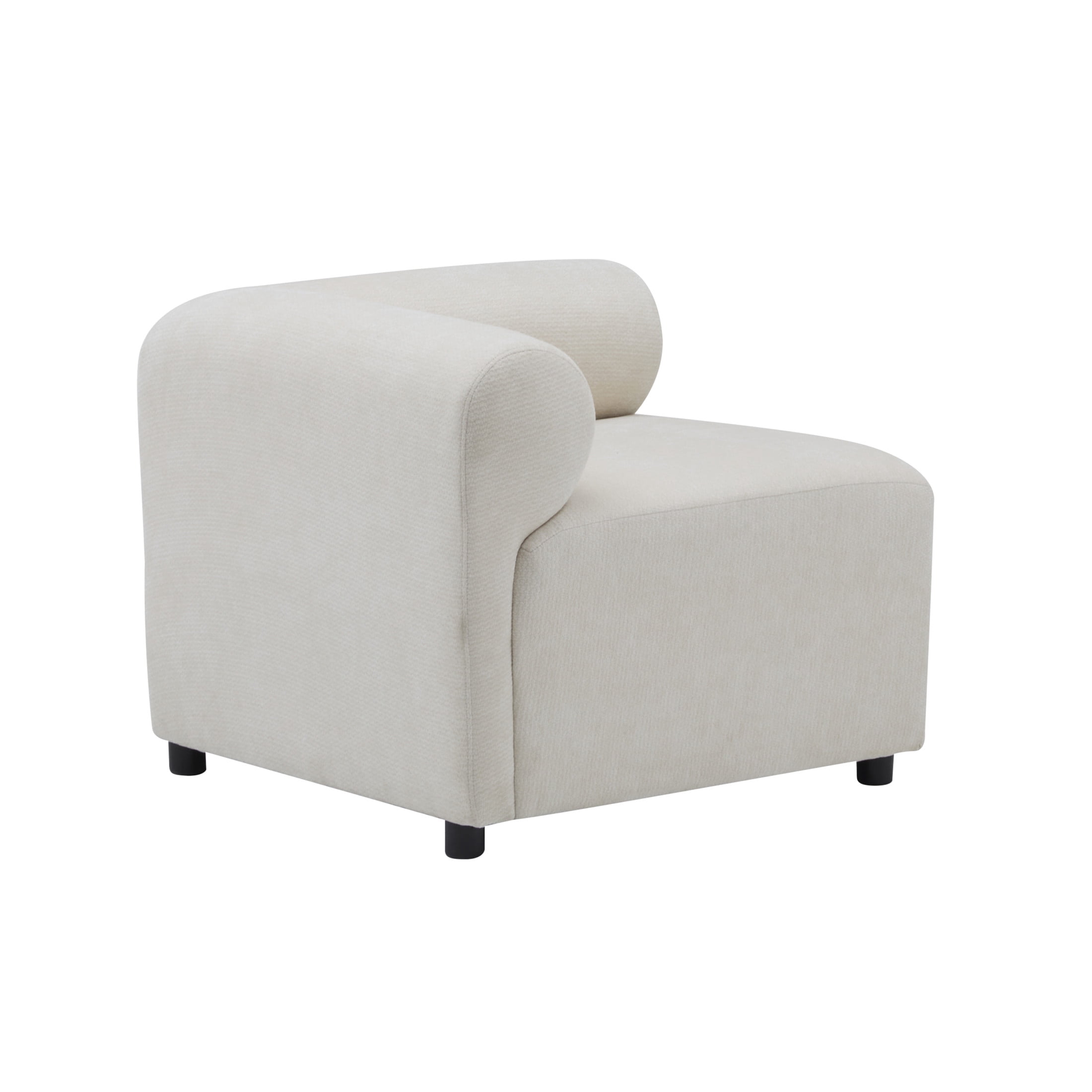 Christopher Knight Home 6-Seat Modular Sectional Sofa, Round-Back Armless & Corner Chairs with Deep Cushions, Beige