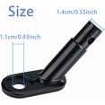 thumbnail image 3 of LinenLoon Bicycle Rear Racks Coupler Hitch Connector Attachment Angled Elbow for Instep & Schwinn Bike Trailers, Child, Cargo, Pet Bike Trailers Cycling Rear Carrier Mount Adapter Accessories Steel, 3 of 5