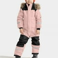 thumbnail image 2 of mgoYE Snow Suit for Kids One Piece Snowsuit Boys Windproof Waterproof Winter Outdoor Overalls Snowboarding Girls Ski Suits(Pink,5-6 Years), 2 of 7