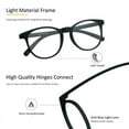 thumbnail image 2 of LAMBBAA 6 Pack Reading Glasses, Blue Light Blocking Computer Reading Glasses for Women and Men, Anti Glare Lightweight Readers(Matte grey,Clear green,Clear brown,+4.00), 2 of 5