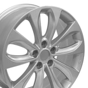 Single(1) OE Wheels HY02 18x7.5 Gloss Silver Rim 5x114.3 48ET