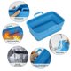 thumbnail image 3 of 2-pack Foldable Silicone Air Fryer Liners for Ninja DZ201/DZ401, Reusable Silicone Dual Air Fryer Accessories, 3 of 5