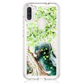 thumbnail image 4 of Samsung Galaxy A11 Case, Rosebono Hybrid Bling Glitter Sparkle Epoxy Graphic Marble Colorful Silicone Skin Cover Armor Case for Samsung Galaxy A11 (Green), 4 of 5