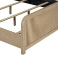 thumbnail image 6 of Furniture of America Shalema Adult Queen Rounded Edges Solid Wood Panel Bed, Natural, 6 of 14