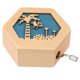 thumbnail image 2 of Caja de música, manivela Antigua, Tallada en Madera, Cajas Musicales de Madera Tallada clásica, Regalo Musical de Madera para cumplea?os, Navidad(Mono) Decoración Hogareña Octpeak NO, 2 of 6