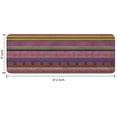 thumbnail image 7 of Purple Boho Tribal Stripes and Hearts Pattern Kitchen Rug Mat,Kitchen Runner Rugs Non Skid Washable,Decorative Kitchen Floor Mats for Kitchen,Sink,Laundry,17"x47.2", 7 of 7
