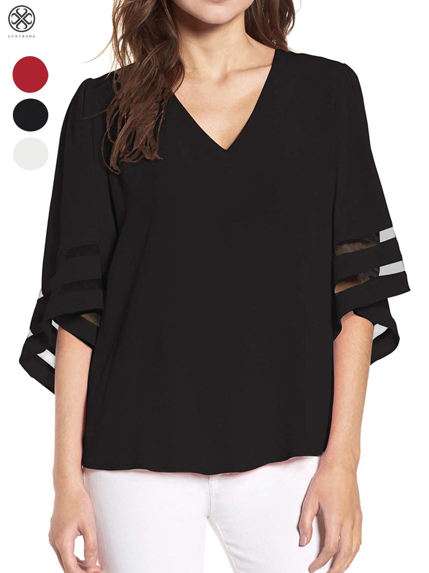 plus size blouses at walmart