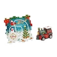 thumbnail image 1 of Tren navideño rompecabezas pista juguete educativo vagón de ferrocarril construcción juguetes DIY para todas las edades 5 piezas, 1 of 9