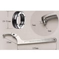 thumbnail image 3 of Llave de gancho ajustable Sunnimix 2 Piezas Cromo Vanadio 19-51 Mm, 3 of 8