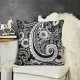 thumbnail image 2 of YINGXI Multi Colored Throw Pillow Covers,Traditional Asian Elements Floral Decorative Pillow Covers Digital Printing Blended Fabric for Couch Sofa Bed Invisible Zipper 12x12in, 2 of 5