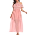 thumbnail image 6 of Fesfesfes Women Dress Sexy Dress Formal Gowns Evening Dresses Short Sleeve Party Club Dress Plus Size $10, 6 of 9