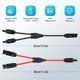 thumbnail image 2 of Cable Panel Solar Conector Profesional (1 a 2 Ramas) Conectores Y Cable Solar Panel Solar MMF + FFM Adaptador Solar 1 Par, 2 of 5