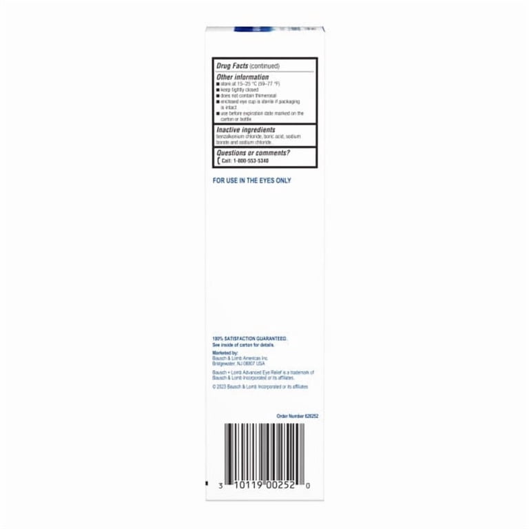 Bausch + Lomb Advanced Eye Relief Eye Wash, 4 Fl Oz photo 4
