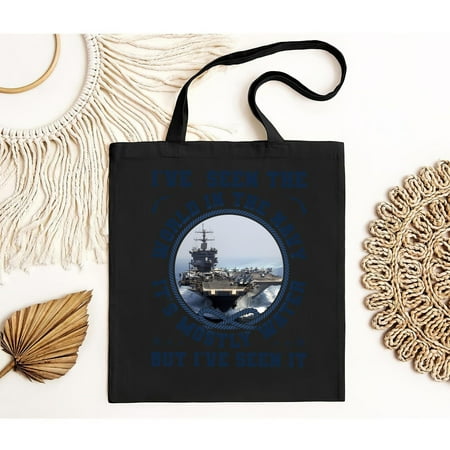 vintage Seen The World In The Navy - Perfect gift for Veteran  Dad  Grnadpa on Veterans Day  Christmas  Birthday Classic Tote Bag-TH21530