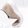thumbnail image 4 of Fesfesfes All-Season Sneakers Young Ladies Shoes Loose Fashion Anti-Slip Sole Casual Mesh Breathable Women's Sports Shoes US:6.5(38), 4 of 9