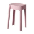 thumbnail image 1 of Abbracc Tabouret Rond Tabouret d'Habillage Grande Capacité de Charge Tabouret Empilable Pratique Rose, 1 of 9