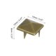 thumbnail image 2 of 100 Piezas de Remaches de Pirámide para Ropa, Remaches Cuadrados de 12mm 4 Garras, Studs de Pirámide de Metal Bronce para Manualidades, 2 of 7