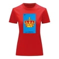 thumbnail image 3 of Playera Unisex De La Corona De La Loteria Mexicana Color Rojo Talla Mediana Marca Emil SaEs, 3 of 4