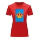 thumbnail image 3 of Playera Unisex De La Corona De La Loteria Mexicana Color Rojo Talla Chica Marca Emil SaEs, 3 of 4