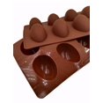 thumbnail image 4 of Echodone Molde De Jabón Con Forma De Huevo, Silicona Antiadherente, Molde De Medio Huevo Para Hacer Jabón, Trufas, Chocolate, Caramelo, Gelatina, Postres, Bandeja De Hielo, Juego De Soporte Para Tarta, 4 of 5
