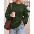thumbnail image 6 of BTFBM Oversized Sweaters for Women Fall Clothes Crewneck Winter Outfits Drop Shoulder Tunics, Long Sleeve Pullover Tops, Loose Fit Tunic Tops, Casual Cozy Fashion Clothing, Going Out Outfits, 6 of 11