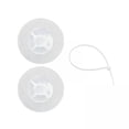 thumbnail image 1 of 10x Adhesivo transparente para muebles sin perforaciones, correas de seguridad antipuntas, ajustable, fácil instalación para estantería, cómoda, mater, 1 of 8