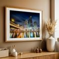 thumbnail image 5 of The Danube Canal - Vienna Austria Photography Cityscape Nightlife Architecture Bridge Graffiti Skyline Unframed Wall Art Print 40 x 60 inches, 5 of 7