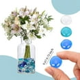 thumbnail image 2 of Topboutique Flat Marbles,Blue Mixed Glass Marbles,Decorative Gems Stones,Vase Filler Glass Pebbles,Floral Fish Tank Rocks for Table Aquarium Gravel Decor DIY Craft,0.66 lb/300 g, 2 of 7