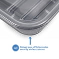 thumbnail image 5 of Mainstays 5-Pack 3-Compartment BPA-Free Plastic Meal Prep Food Storage Containers, 1.2L, 5 of 10