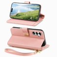 thumbnail image 2 of Flip Case for FOXDOCK Samsung Galaxy A16 Wallet Function Floral Embossed Gift Choice Full Protection Kickstand Viewing, 2 of 6